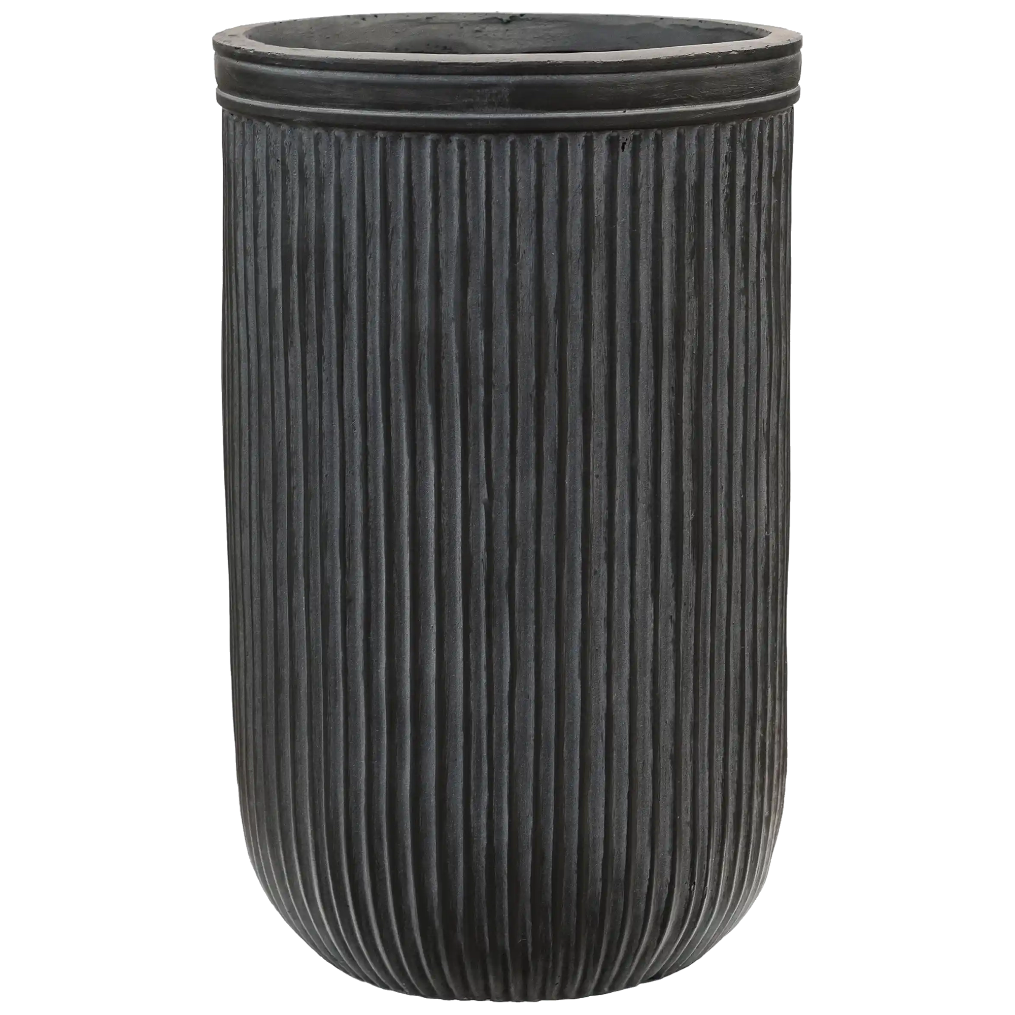 Vertical Rib Tall Planter | Indoor and Outdoor Plant Pot
