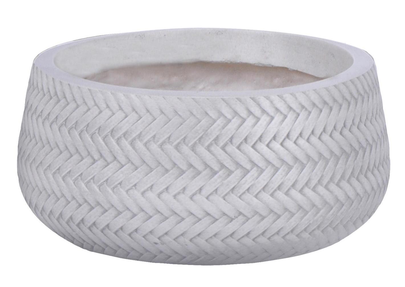 IDEALIST Lite Plaited Style Bowl Outdoor Planter