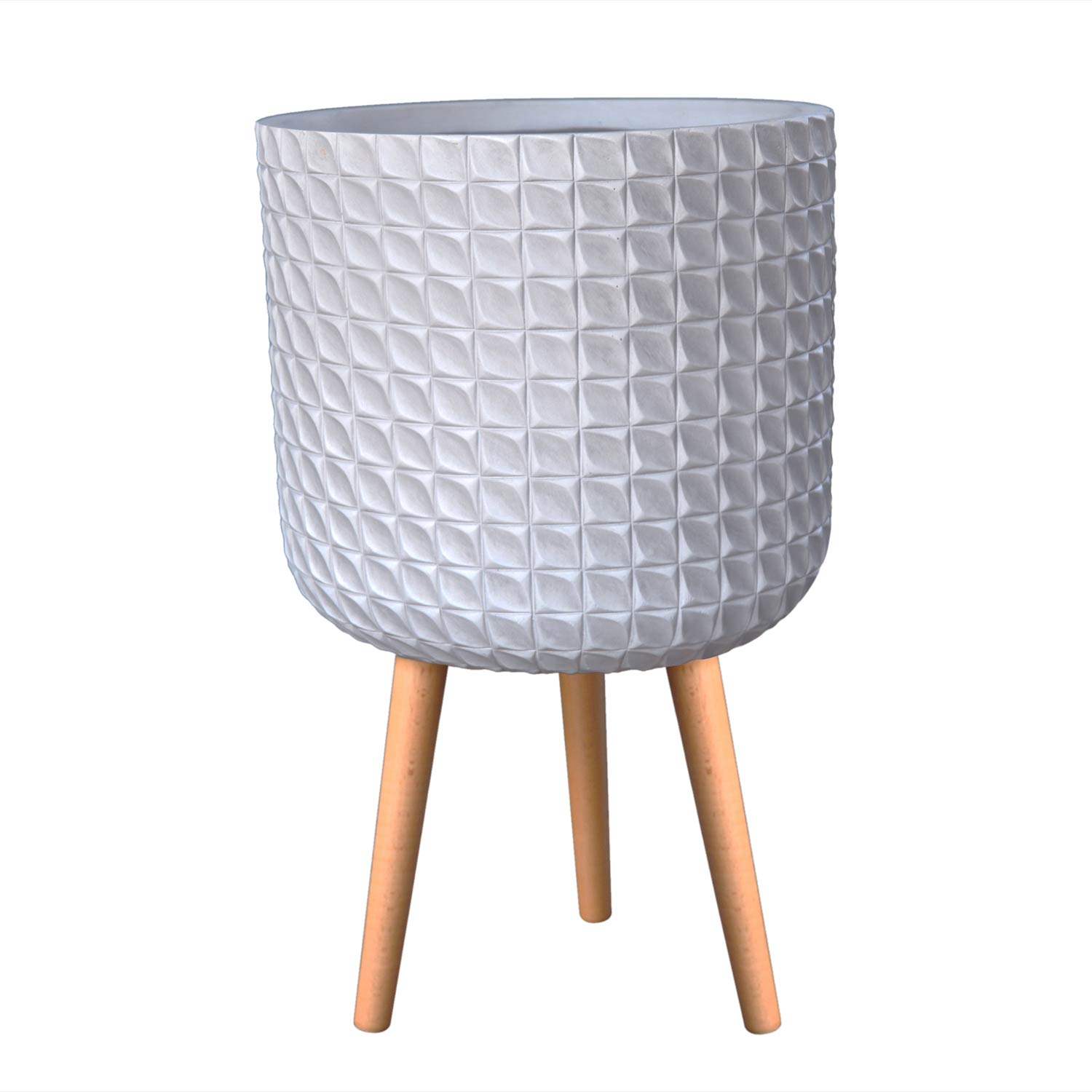 IDEALIST Lite Faceted Effect Planter on Legs