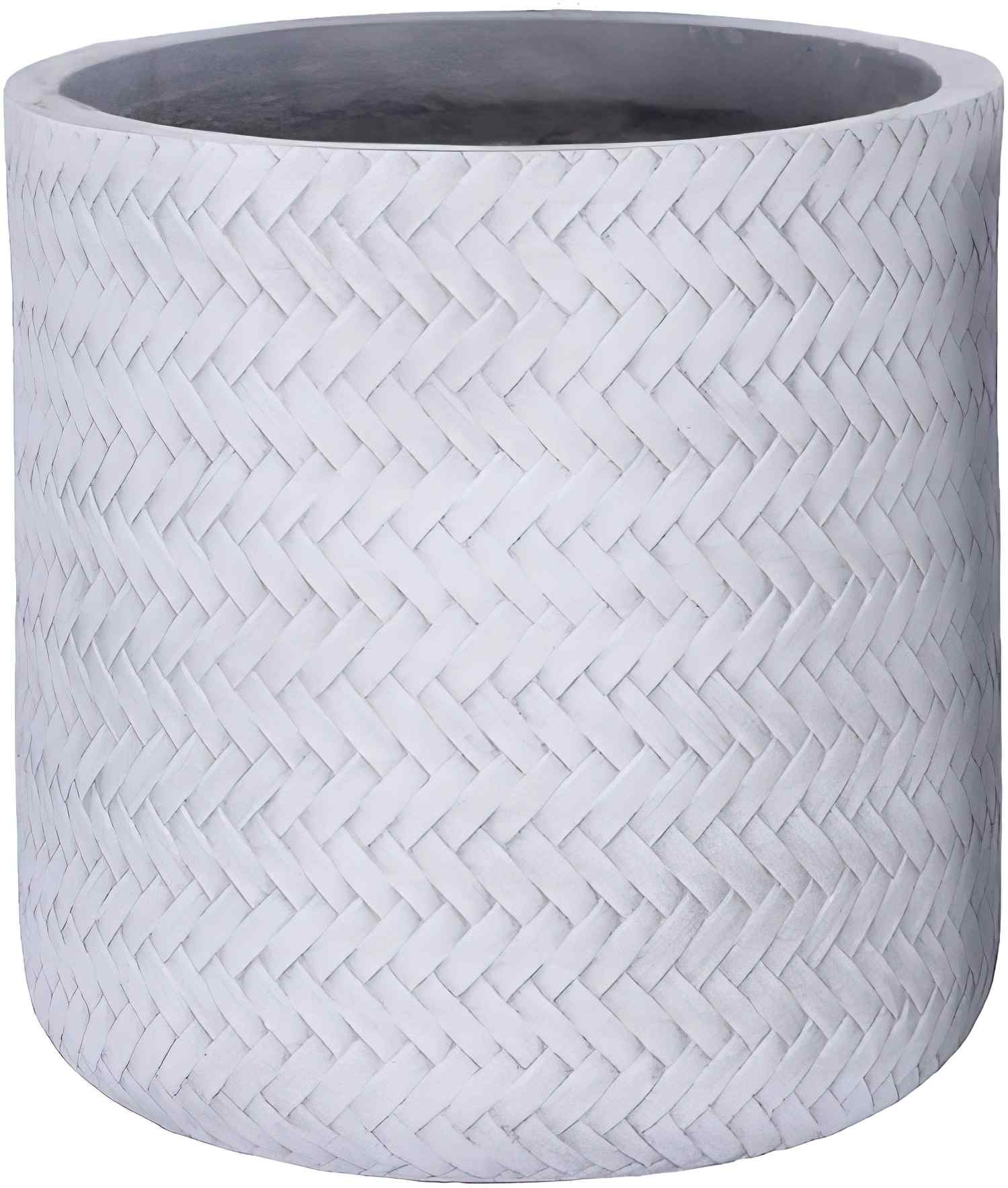IDEALIST Lite Plaited Style Table and Hanging Cylinder Round Plant Pot Dual Use Indoor Planter