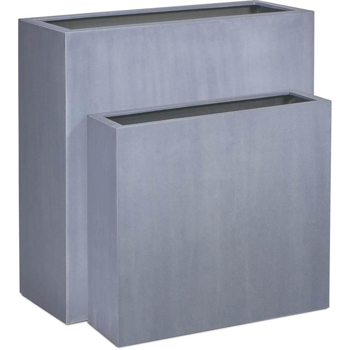 SOLID Room Divider Rectangular Fiberstone Planter