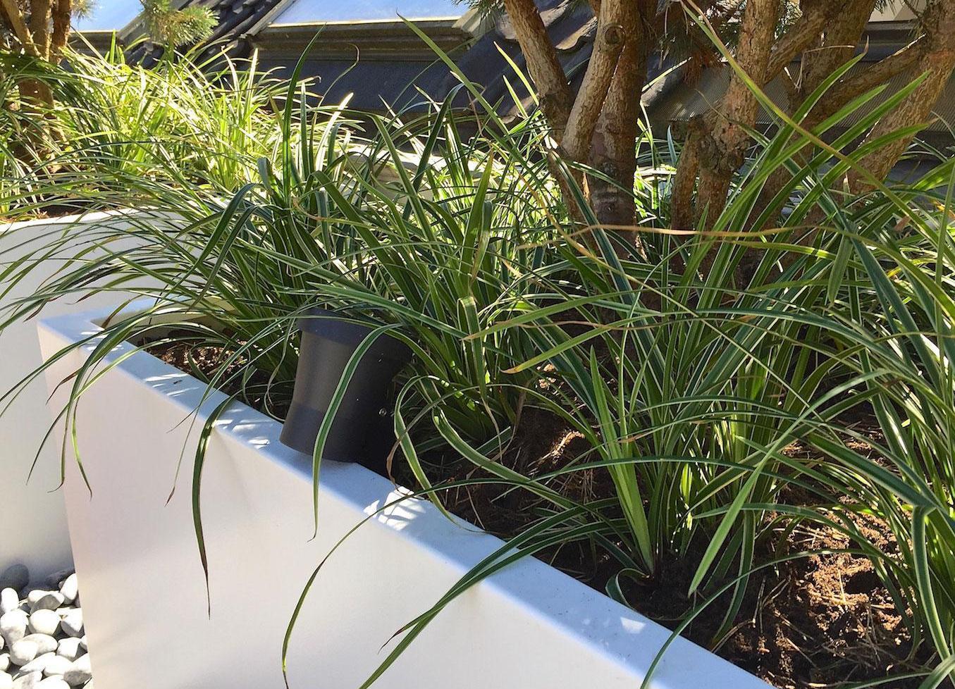 Florida Outdoor Aluminum Trough Planter