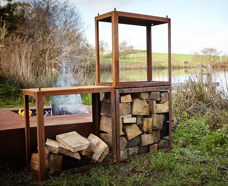 Linkable Wood Garden Storage