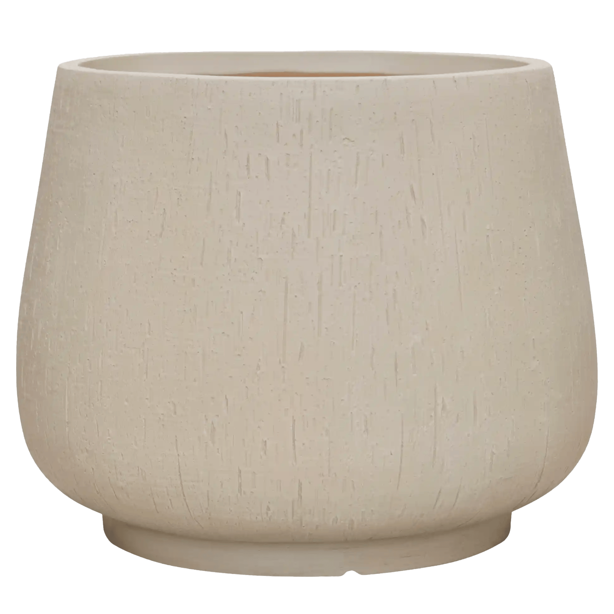 Raindrop Fibreclay Planter | Round Indoor and Outdoor Plant Pot