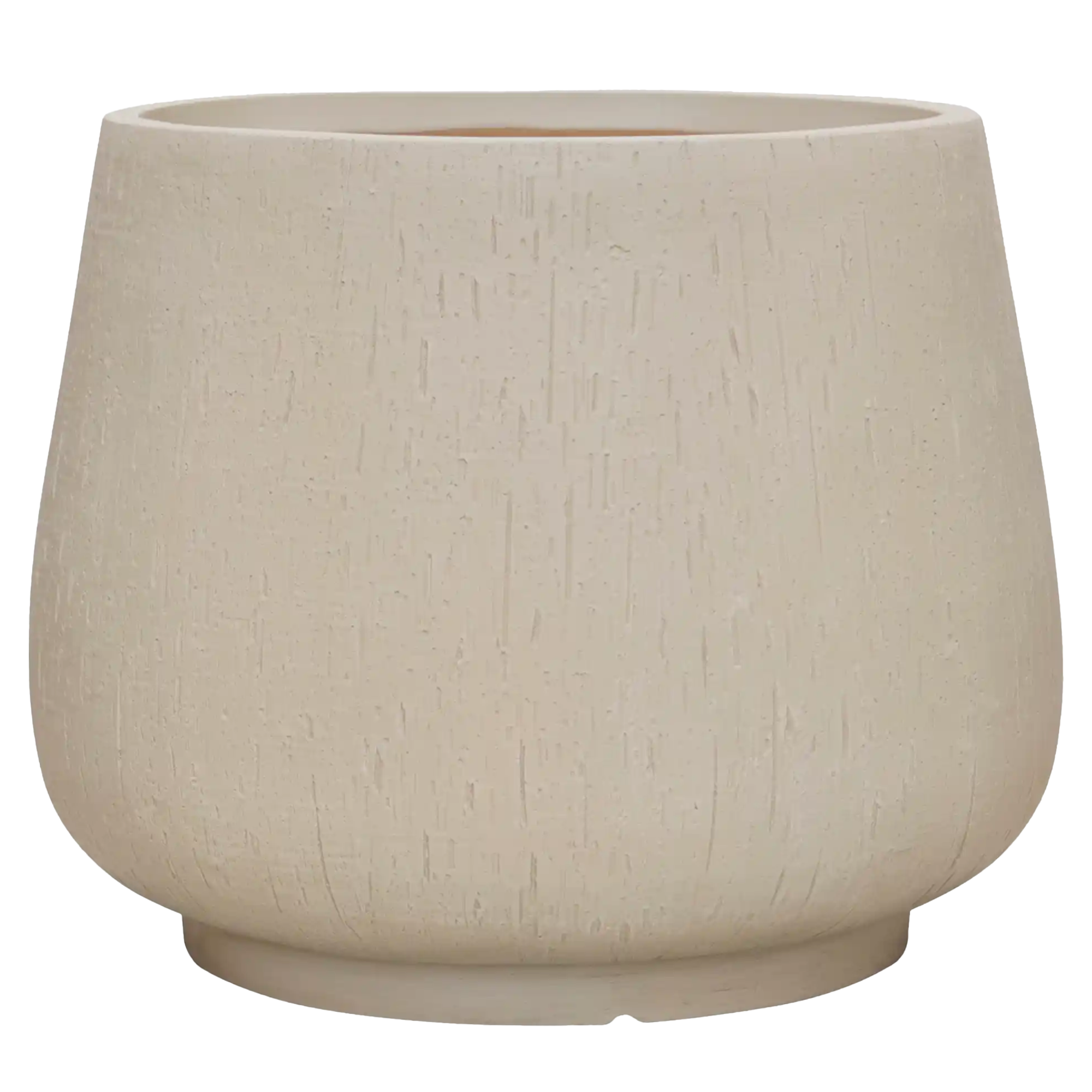 Raindrop Fibreclay Planter | Round Indoor and Outdoor Plant Pot