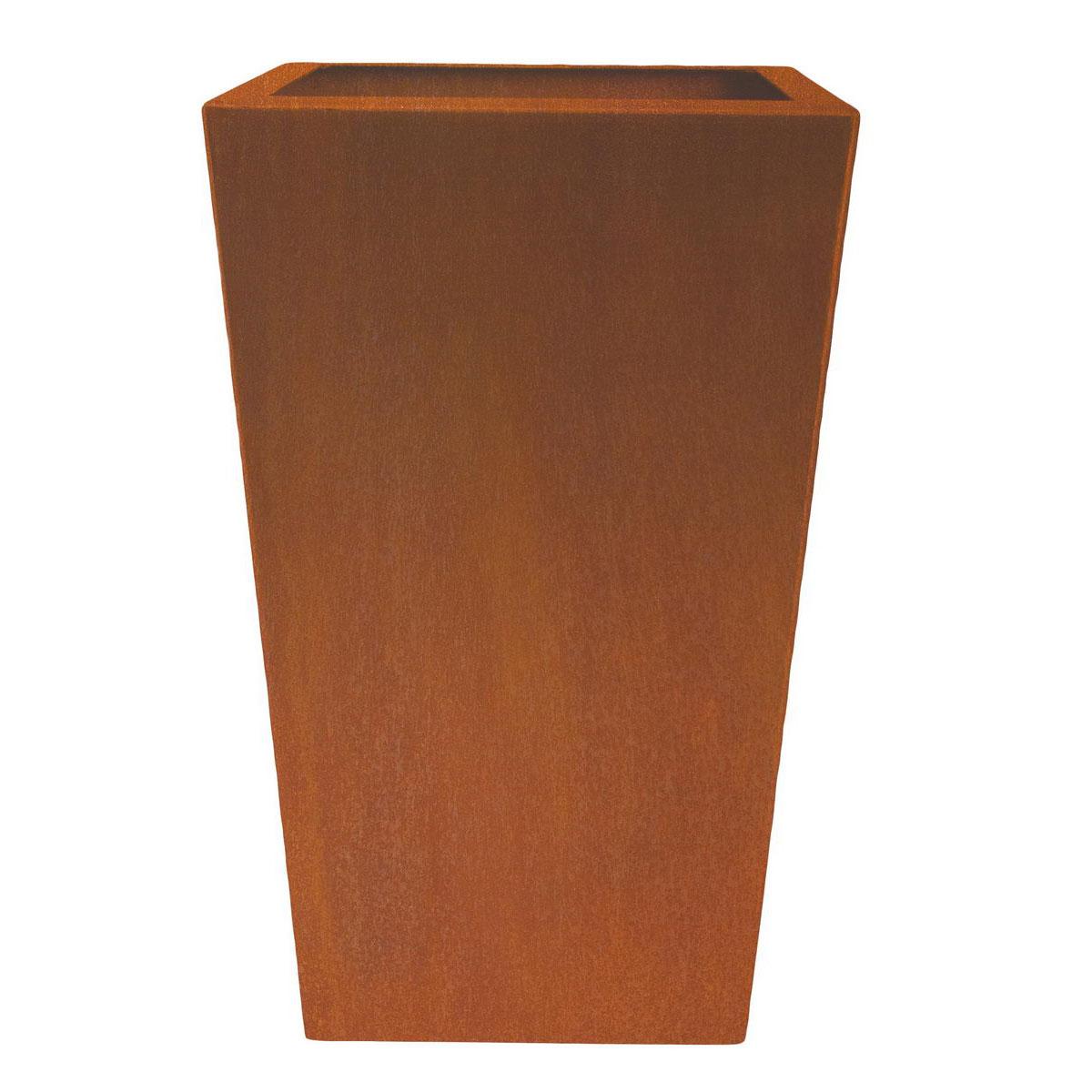Cortenstyle Trend Conisch Topper on Ring Tall Planter IN\OUT