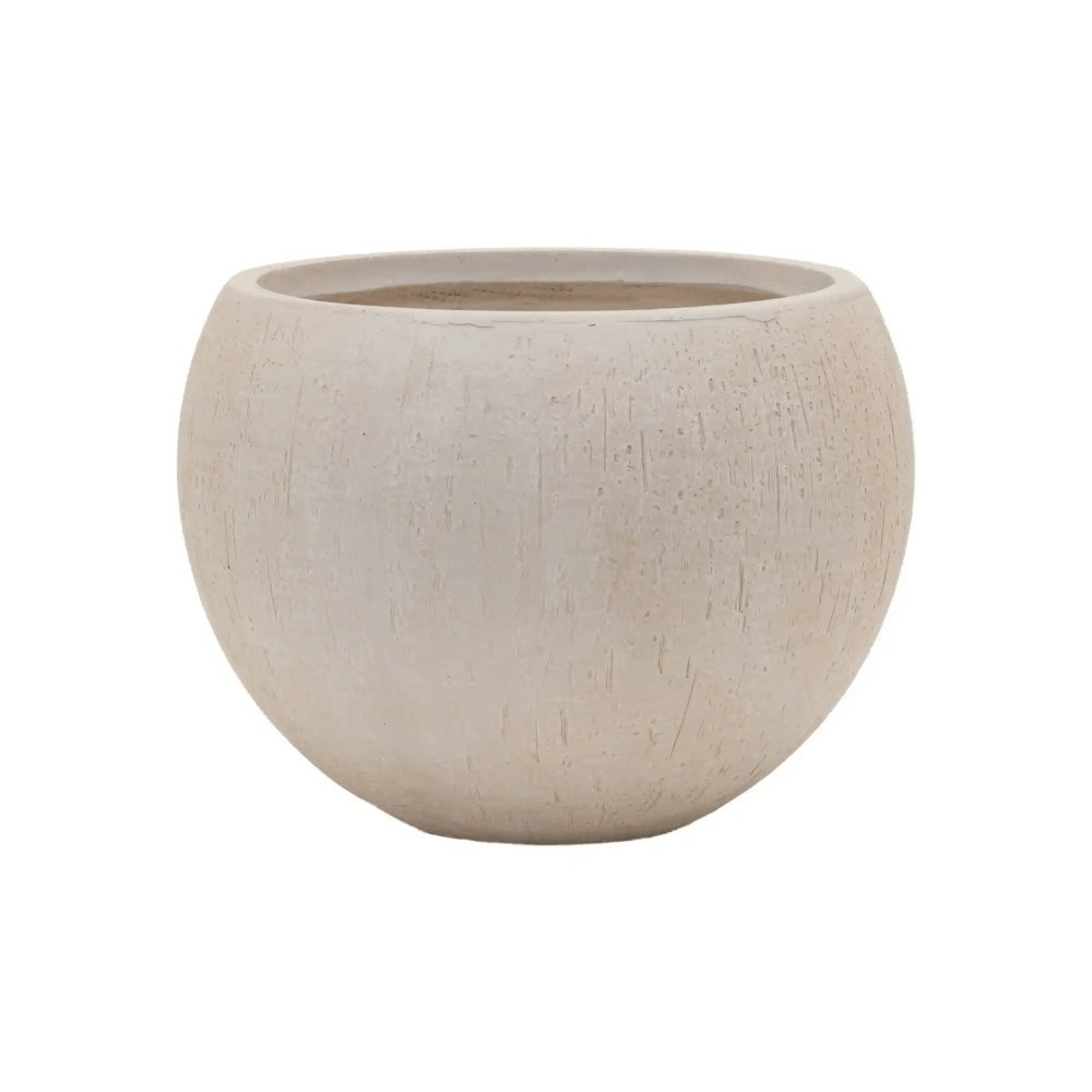Raindrop Fibreclay Globe Planter | Indoor and Outdoor Plant Pot