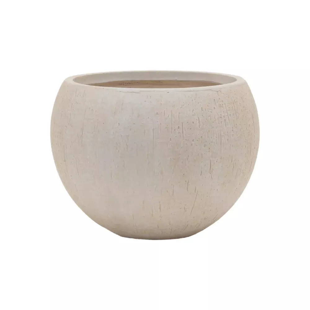 Raindrop Fibreclay Globe Planter | Indoor and Outdoor Plant Pot