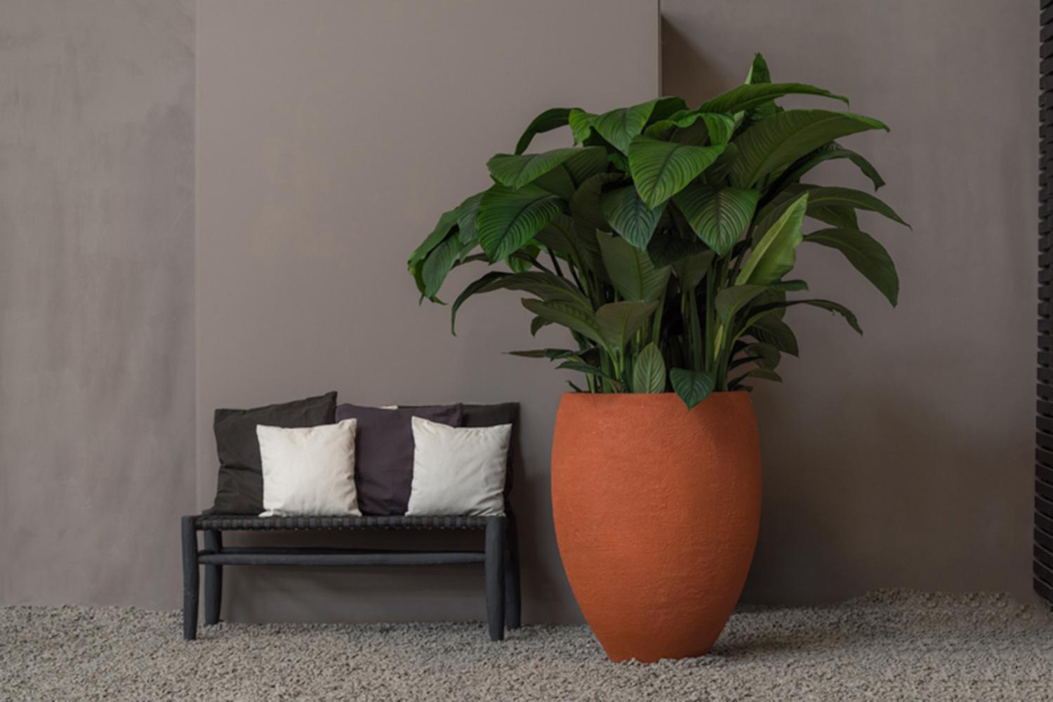 Fibrestone Bond Round Planter by Idealist Premium