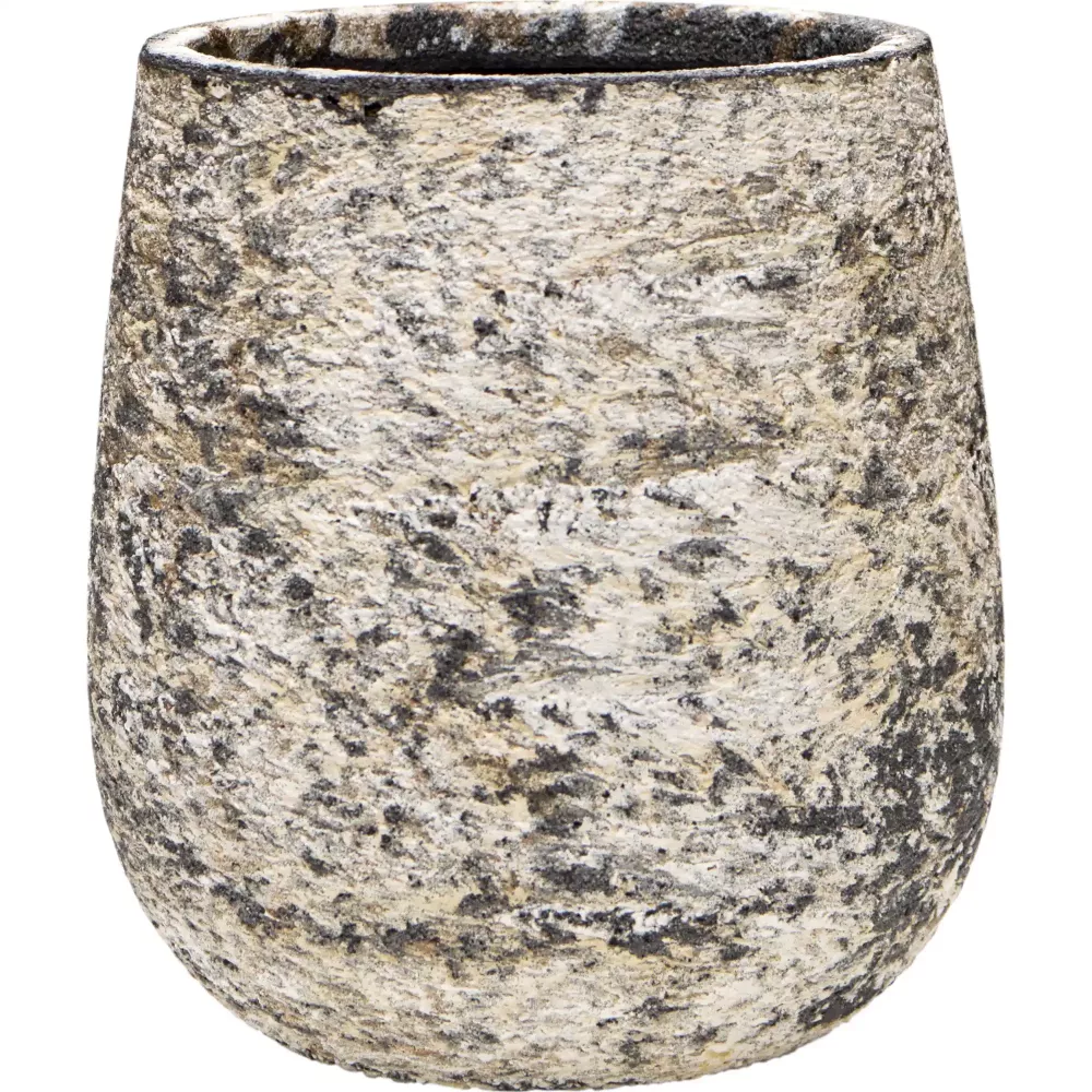 Atlas Round Planter | Fiberstone Indoor and Outdoor Plant Pot Vase