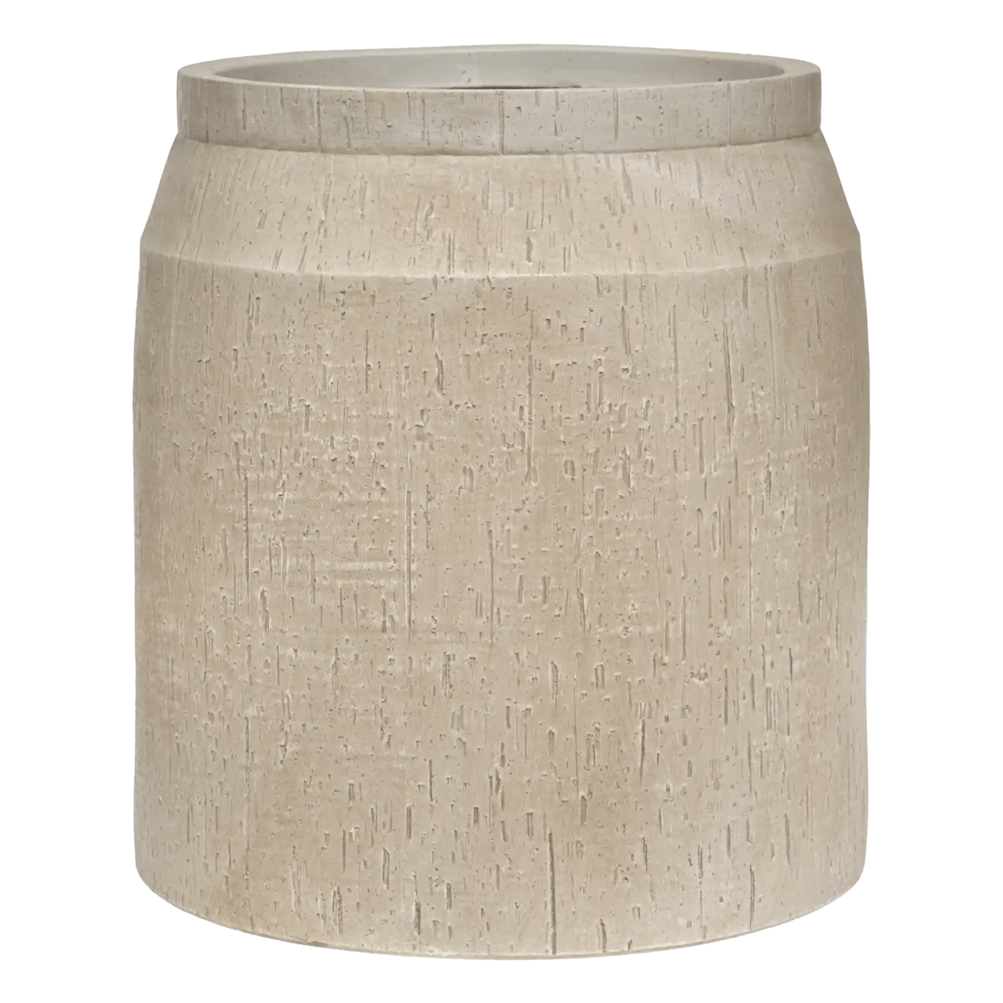 Raindrop Fibreclay Tapered Cylinder Planter | Indoor and Outdoor Plant Pot