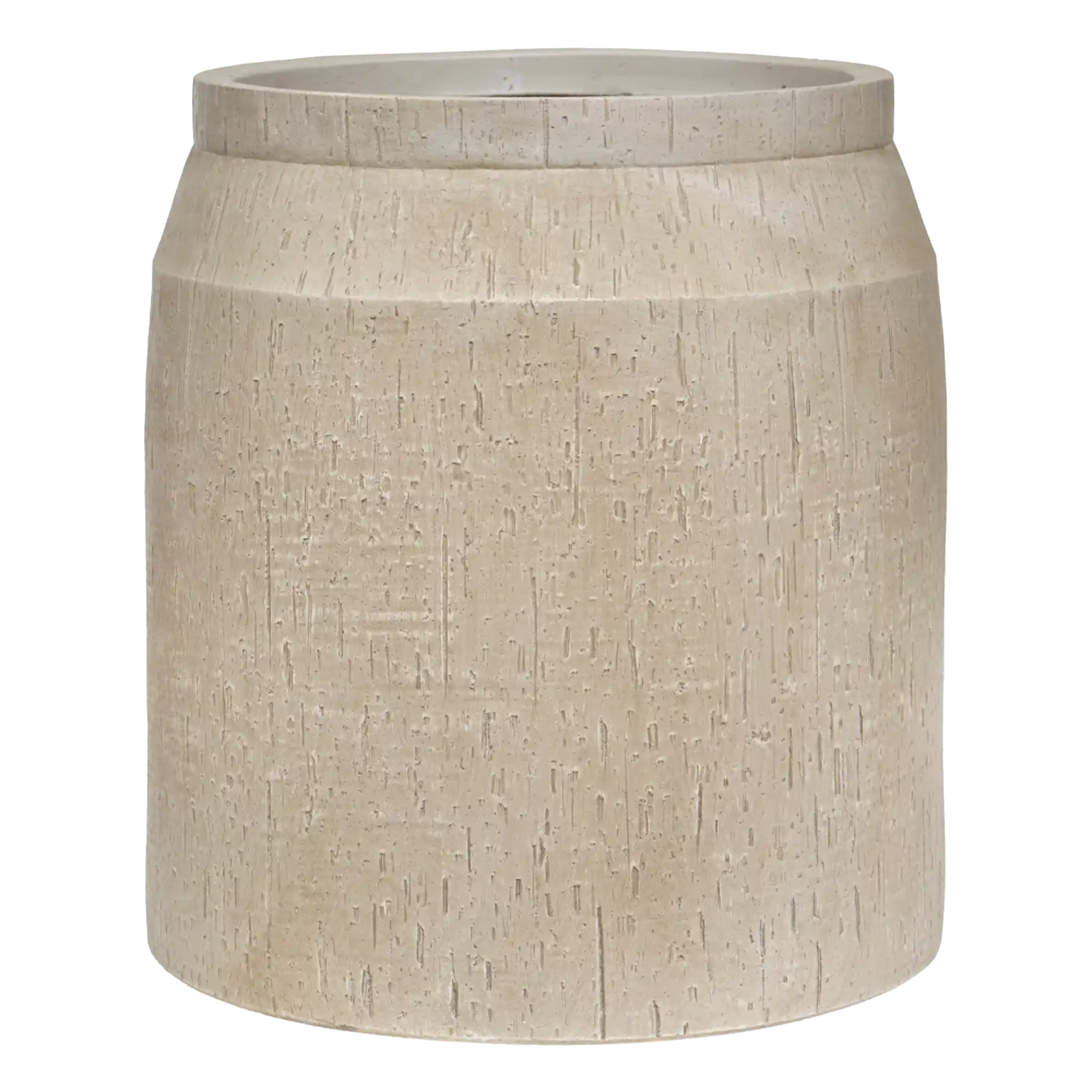 Raindrop Fibreclay Tapered Cylinder Planter | Indoor and Outdoor Plant Pot