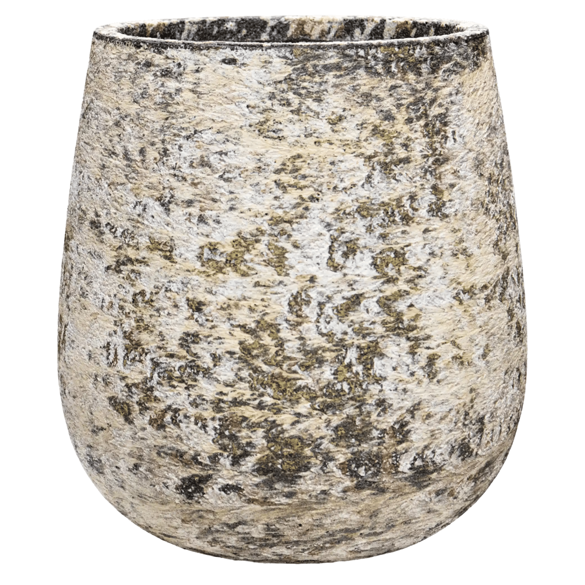 Atlas Round Planter | Fiberstone Indoor and Outdoor Plant Pot Vase