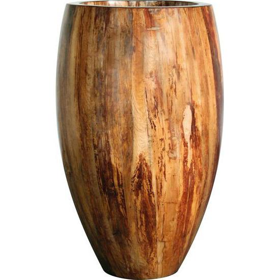 Banana Round Tall Polystone Indoor Planter