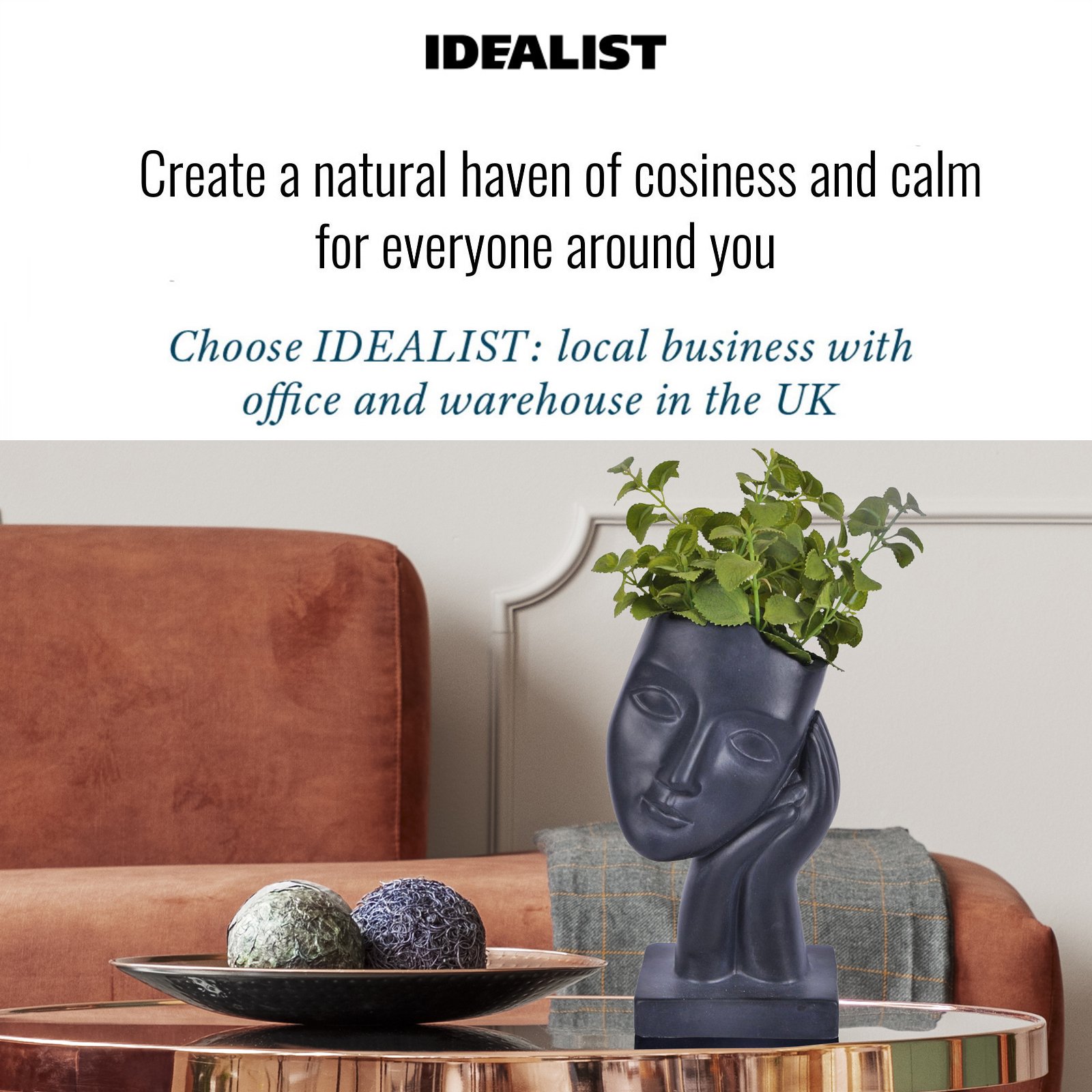 IDEALIST Lite Round Face Plant Pot Indoor
