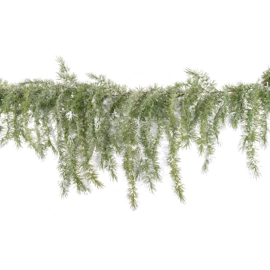Snowy Pine Garland Artificial Branch Plant