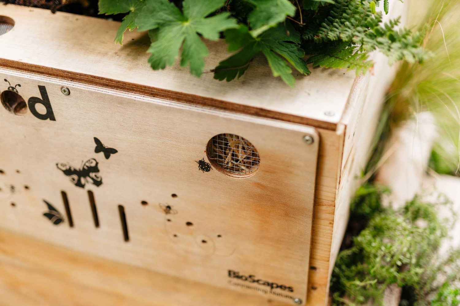 WildPod 2-in-1 Outdoor Planter and Wildlife House with Topsoil and Reservoir Clay by Bio Scapes