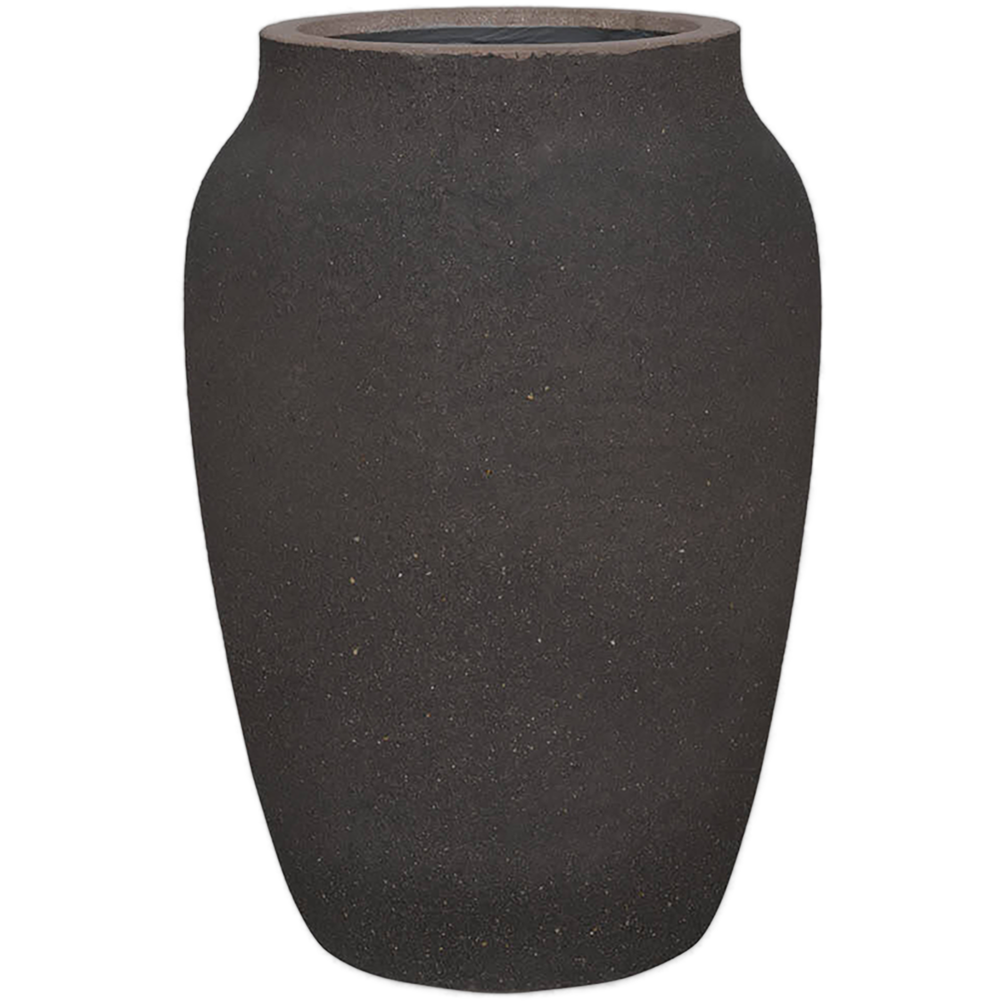 Tall Ficonstone Hera Round Vase Planter by Idealist Premium