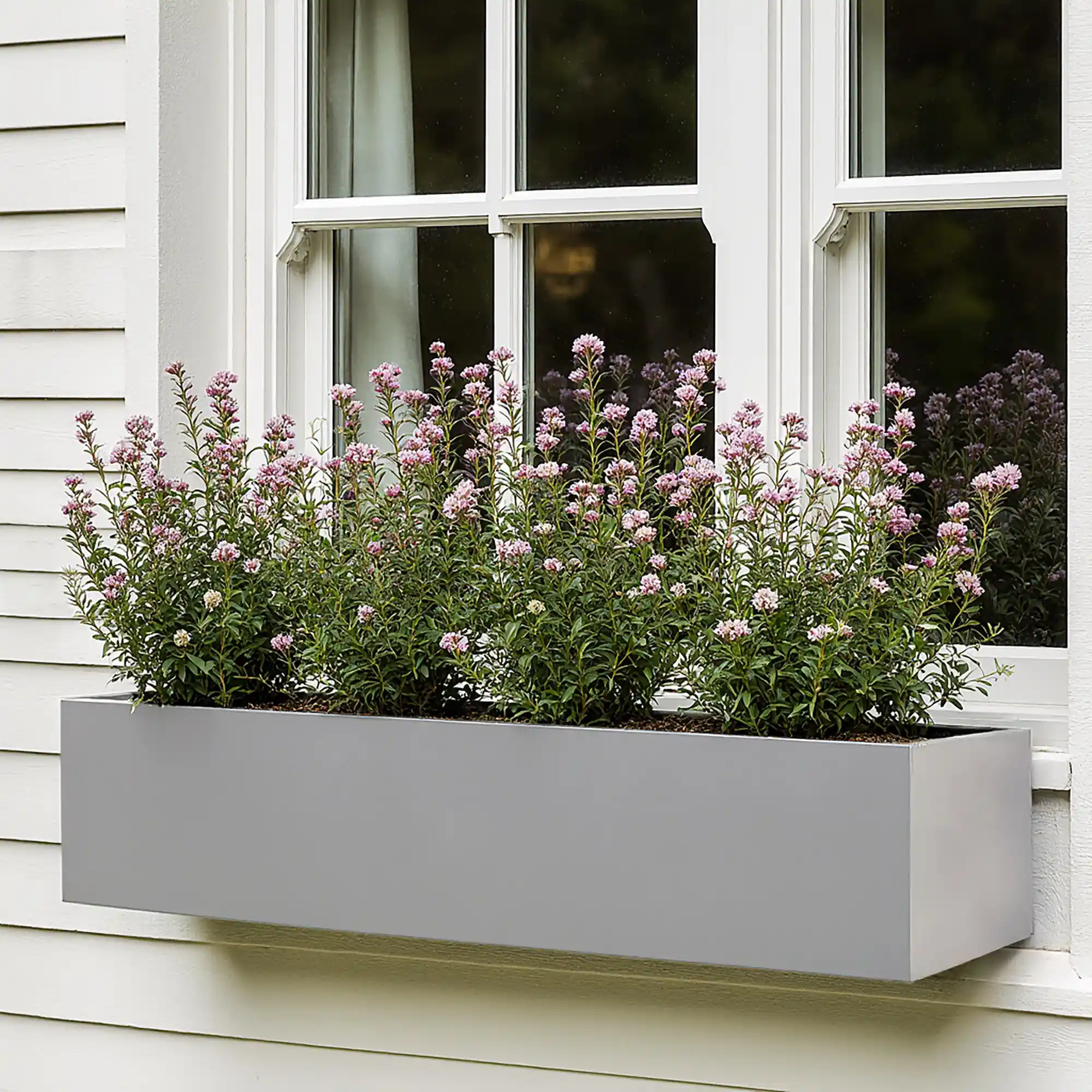 IDEALIST Lite Window Box Light Concrete Planter
