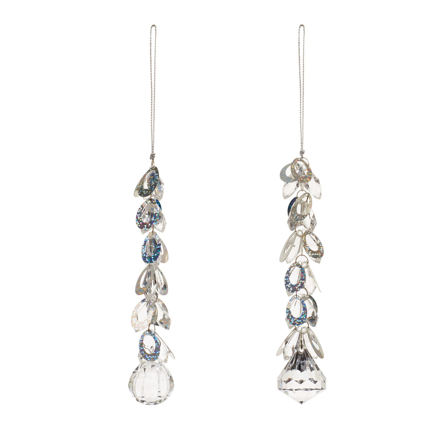 Christmas Decoration Clear Drop Icicle Trim