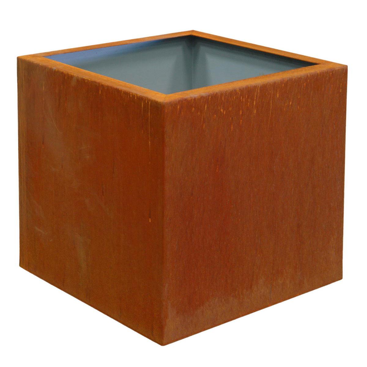 Cortenstyle Basic Trend Topper Square Planter IN\OUT