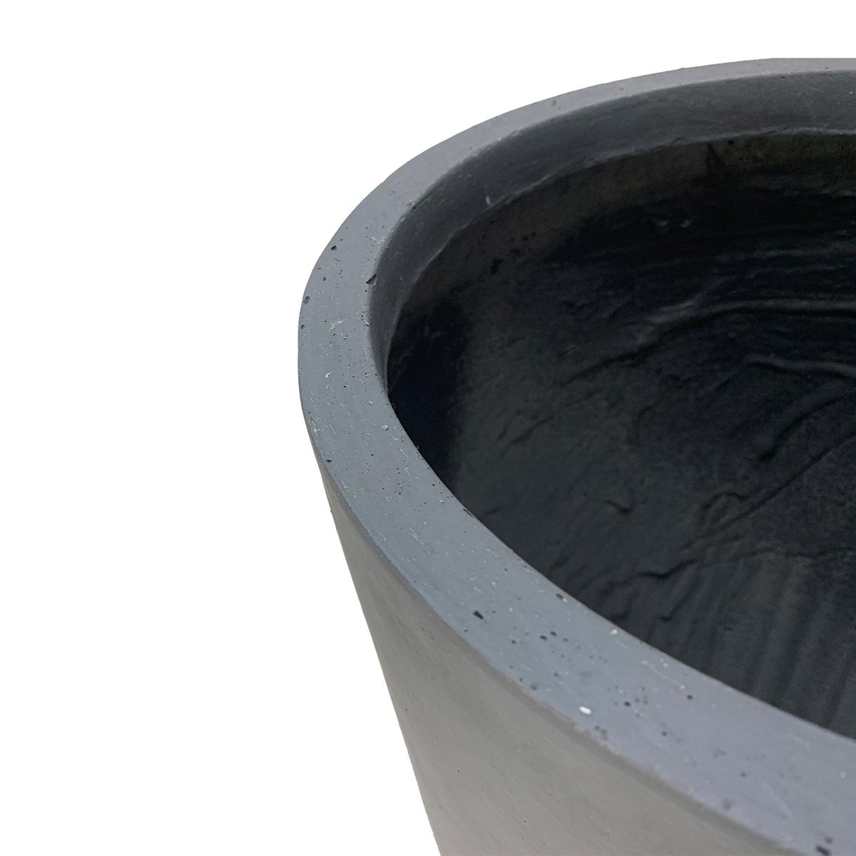 IDEALIST Lite Contemporary Round Light Concrete Planter