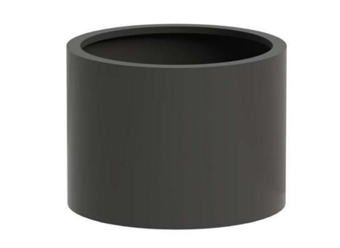 Sydney Outdoor Aluminum Round Planter