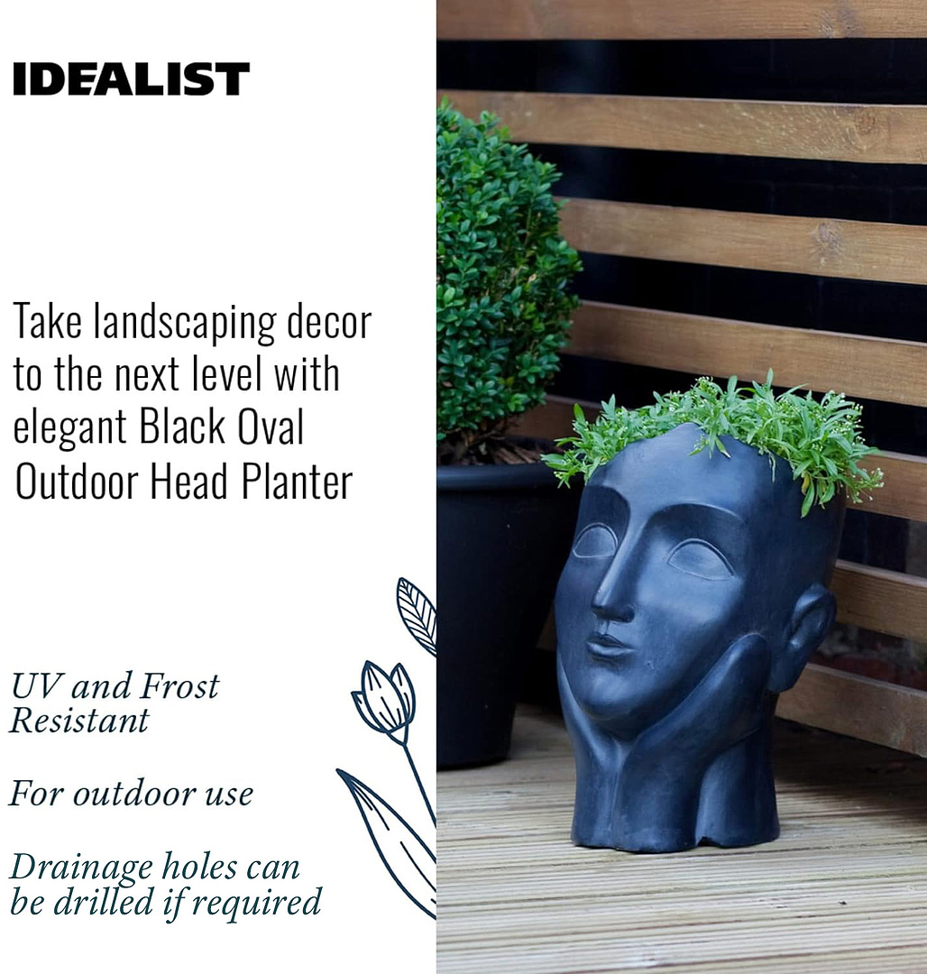 IDEALIST Lite Oval Face Outdoor Plant Pot
