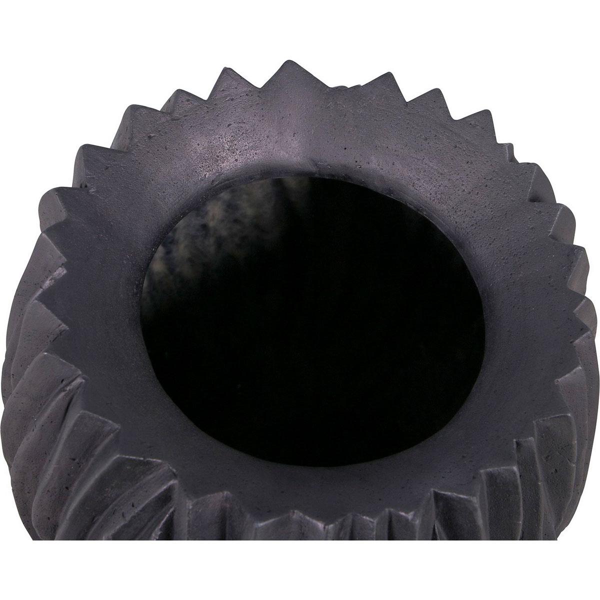 River Aluminium Round Tall Polystone Outdoor Planter