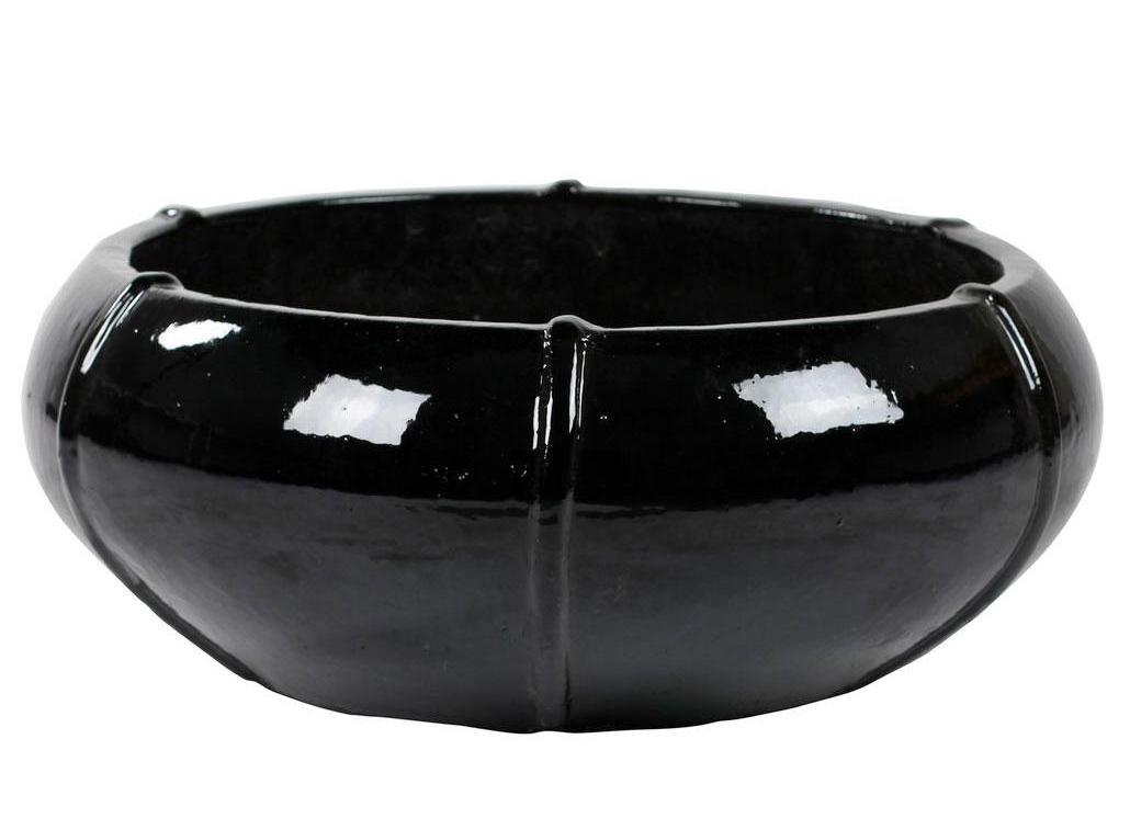 Ceramic Bowl Lined Glossy Planter Pot In/Out