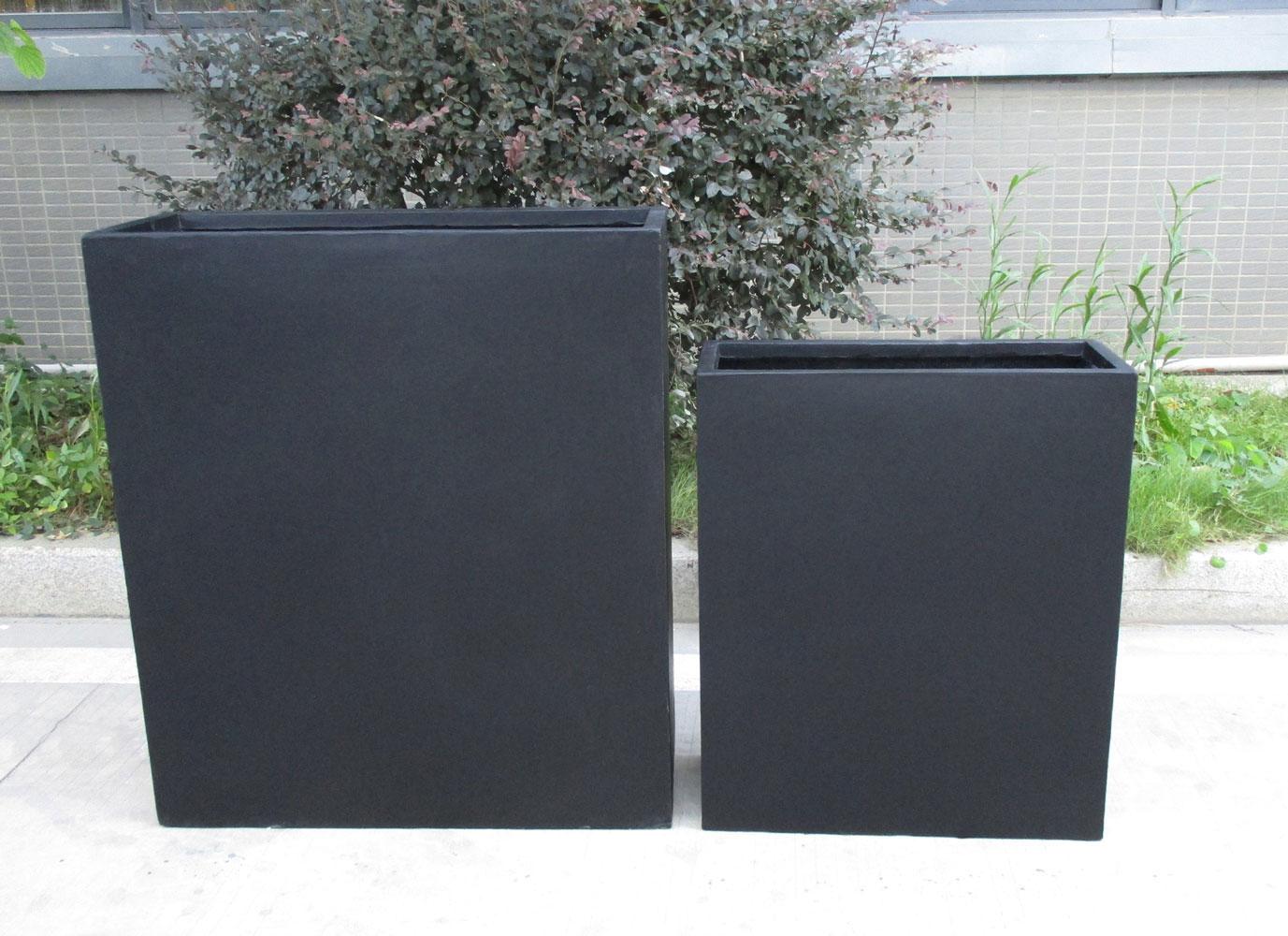 IDEALIST Lite Narrow Contemporary Light Concrete Trough Planter