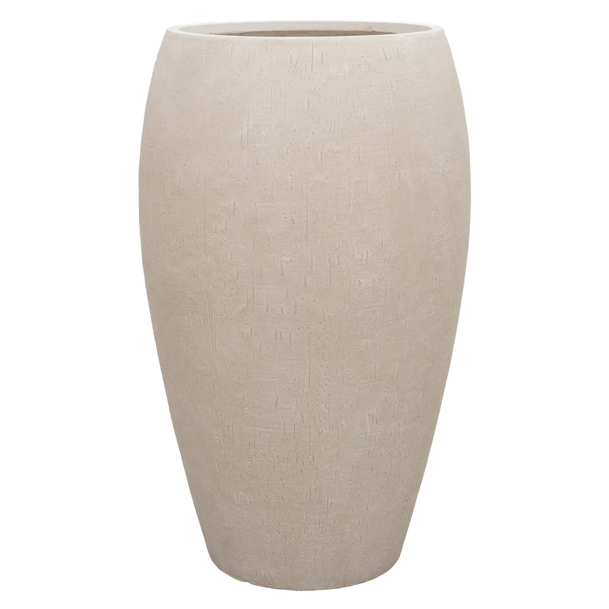 Raindrop Fibreclay Tall Planter | Indoor and Outdoor Plant Pot Vase