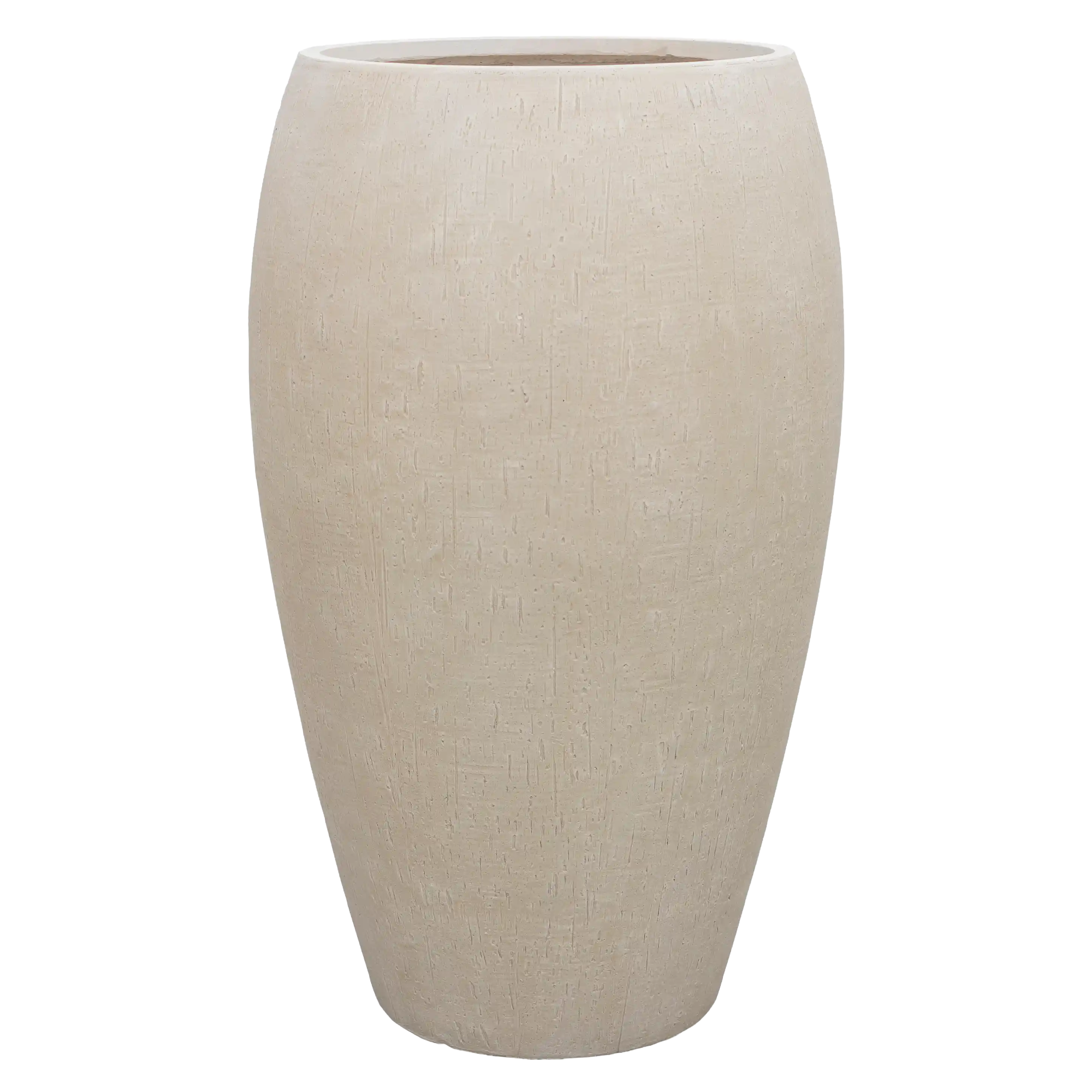 Raindrop Fibreclay Tall Planter | Indoor and Outdoor Plant Pot Vase