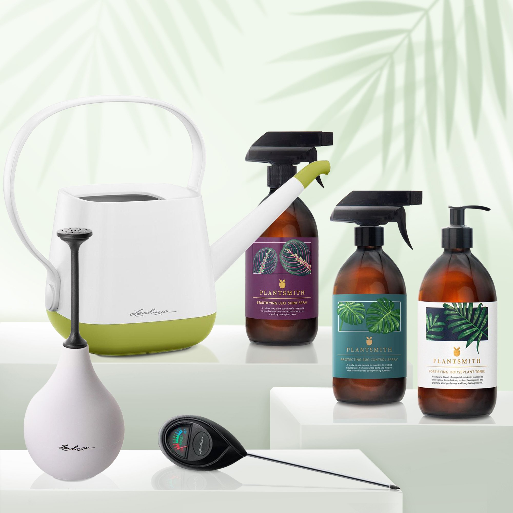 Houseplant Maintenance Kit Gift Set - LECHUZA Accessories and Plantsmith Spray 