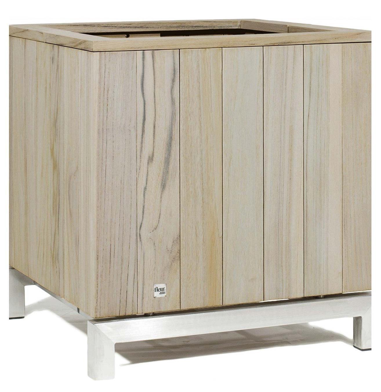 Kayu 60 Square Polystone Outdoor Planter