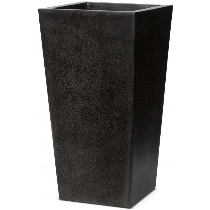 Tall Tapered Fiberstone Contemporary Planter by Cadix Capi Lux