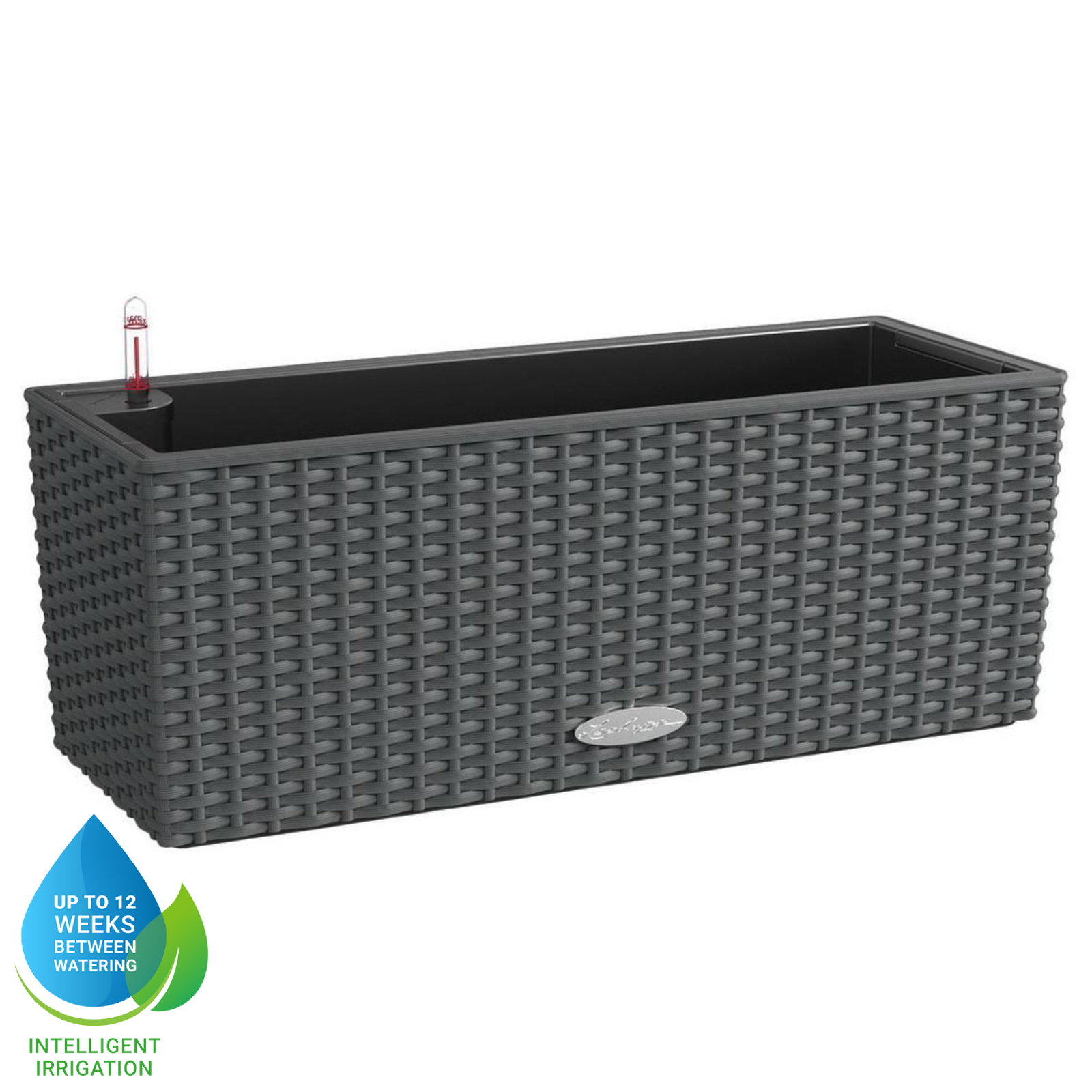 LECHUZA BALCONERA Cottage Trough Poly Resin Self-watering Planter LECHUZA BALCONERA Cottage Trough Poly Resin Self-watering Planter