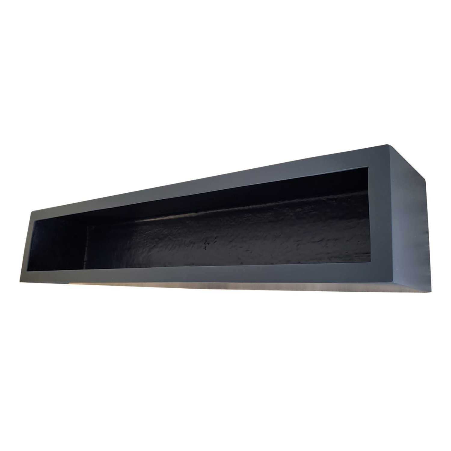 Contemporary Rectangular Straight Trough GRP Planter