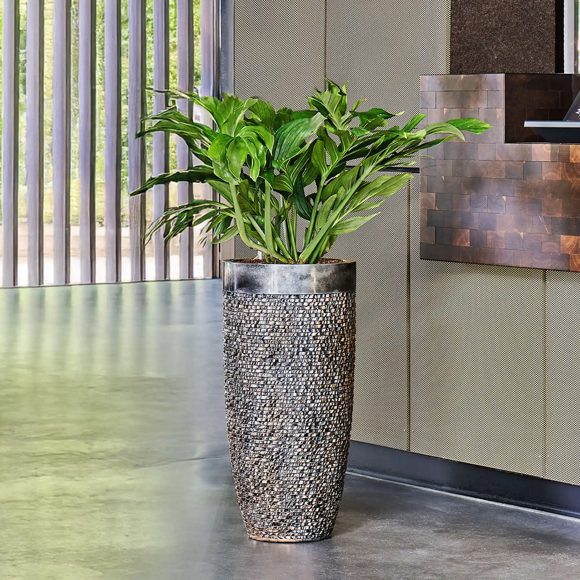 Luxe Lite Universe Layer Tall Indoor Planter