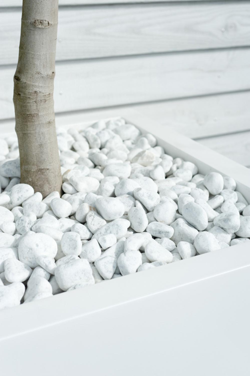 Square Fiberstone Planter by Idealist Premium BLOCK Glossy