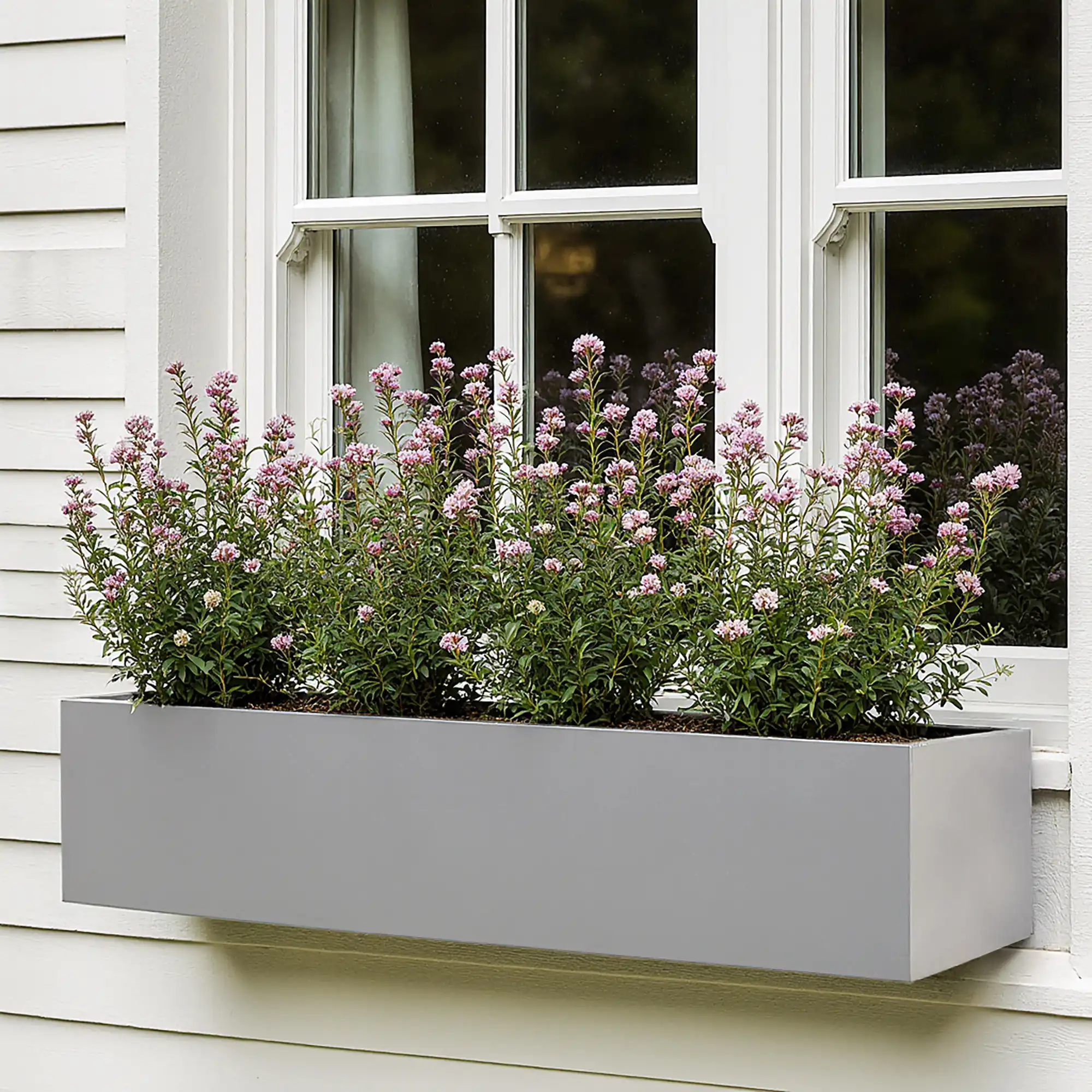 IDEALIST Lite Window Box Light Concrete Planter