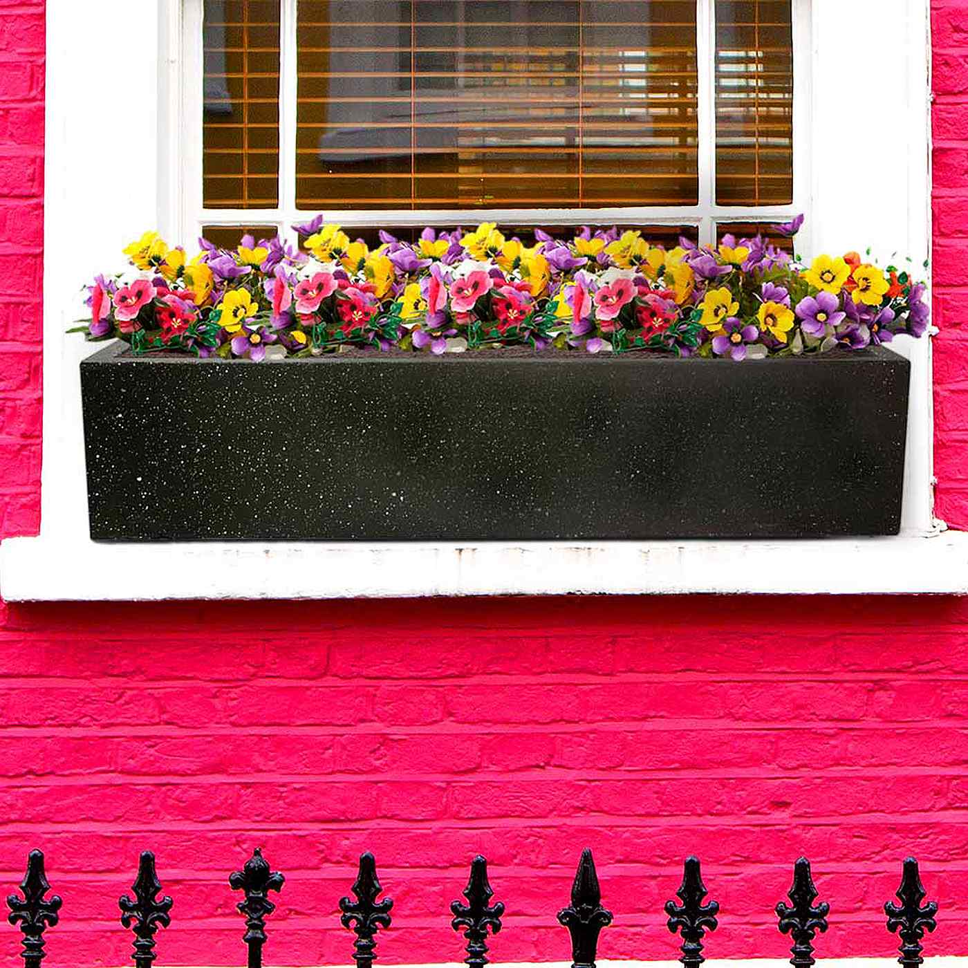 IDEALIST Lite Window Box Light Concrete Planter