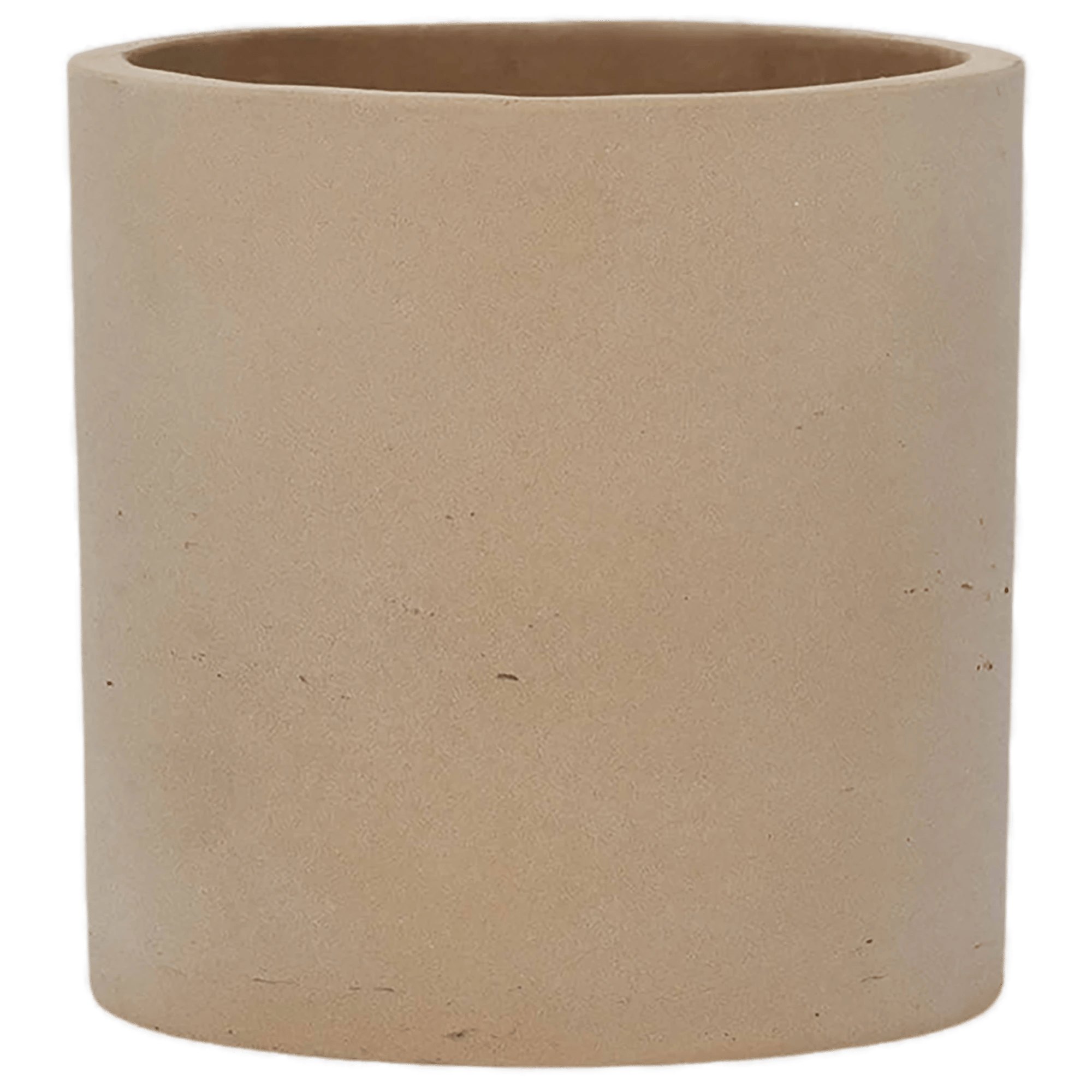 Rough Fibreclay Cylinder Planter | Indoor and Outdoor Plant Pot