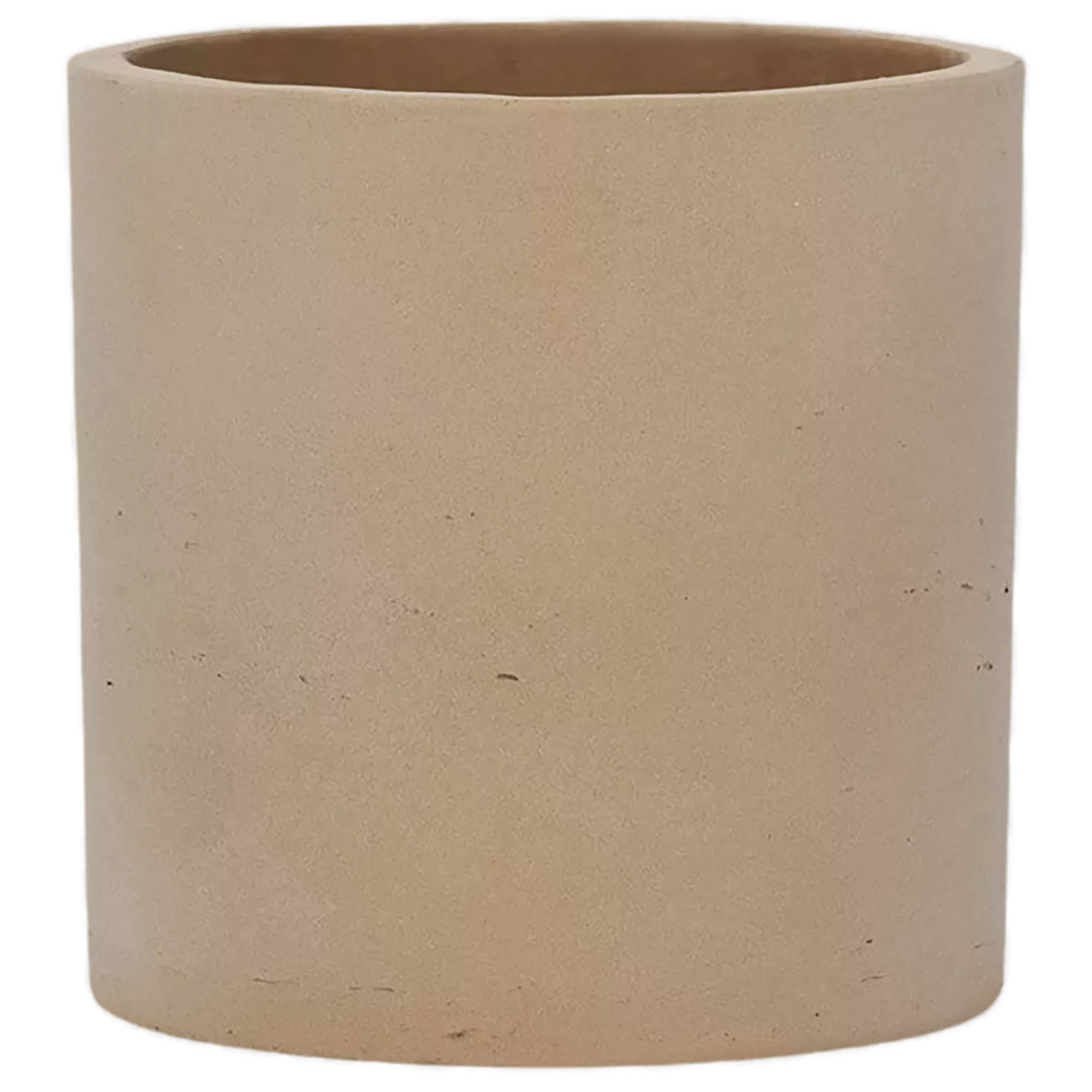 Rough Fibreclay Cylinder Planter | Indoor and Outdoor Plant Pot
