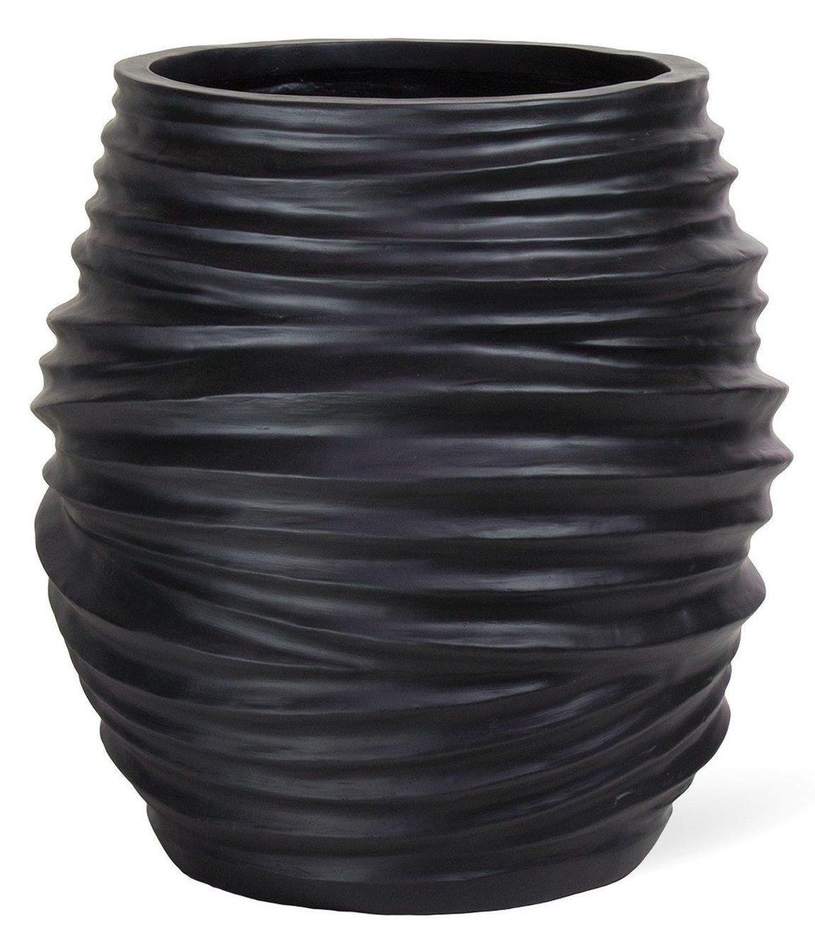 Toga Round Tall Polystone Outdoor Planter