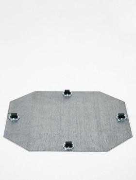 Wheelplates Fixed castor