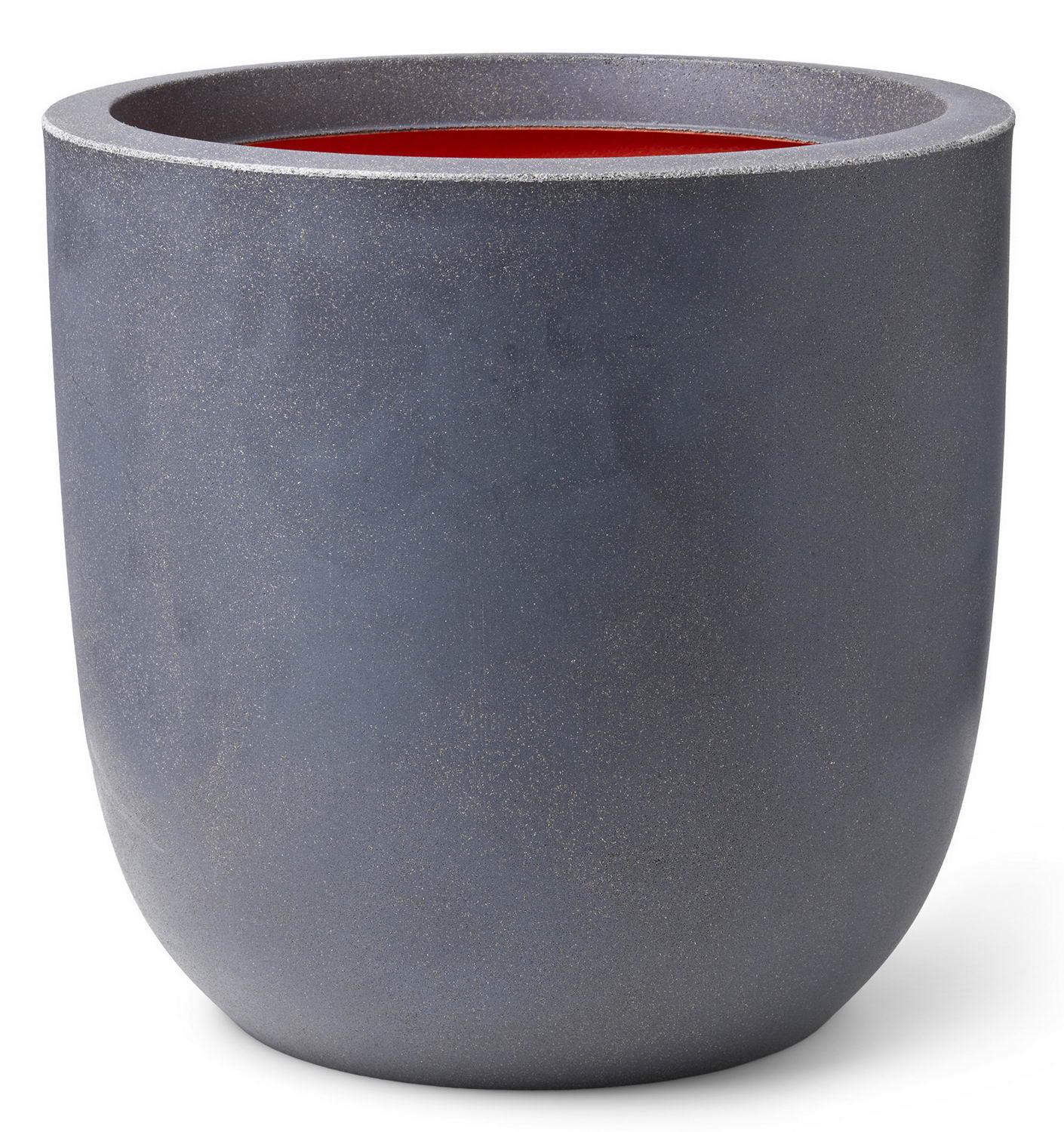 Tall Resin Planter by Cadix Capi Tutch Round Tall Resin Planter by Cadix Capi Tutch Round