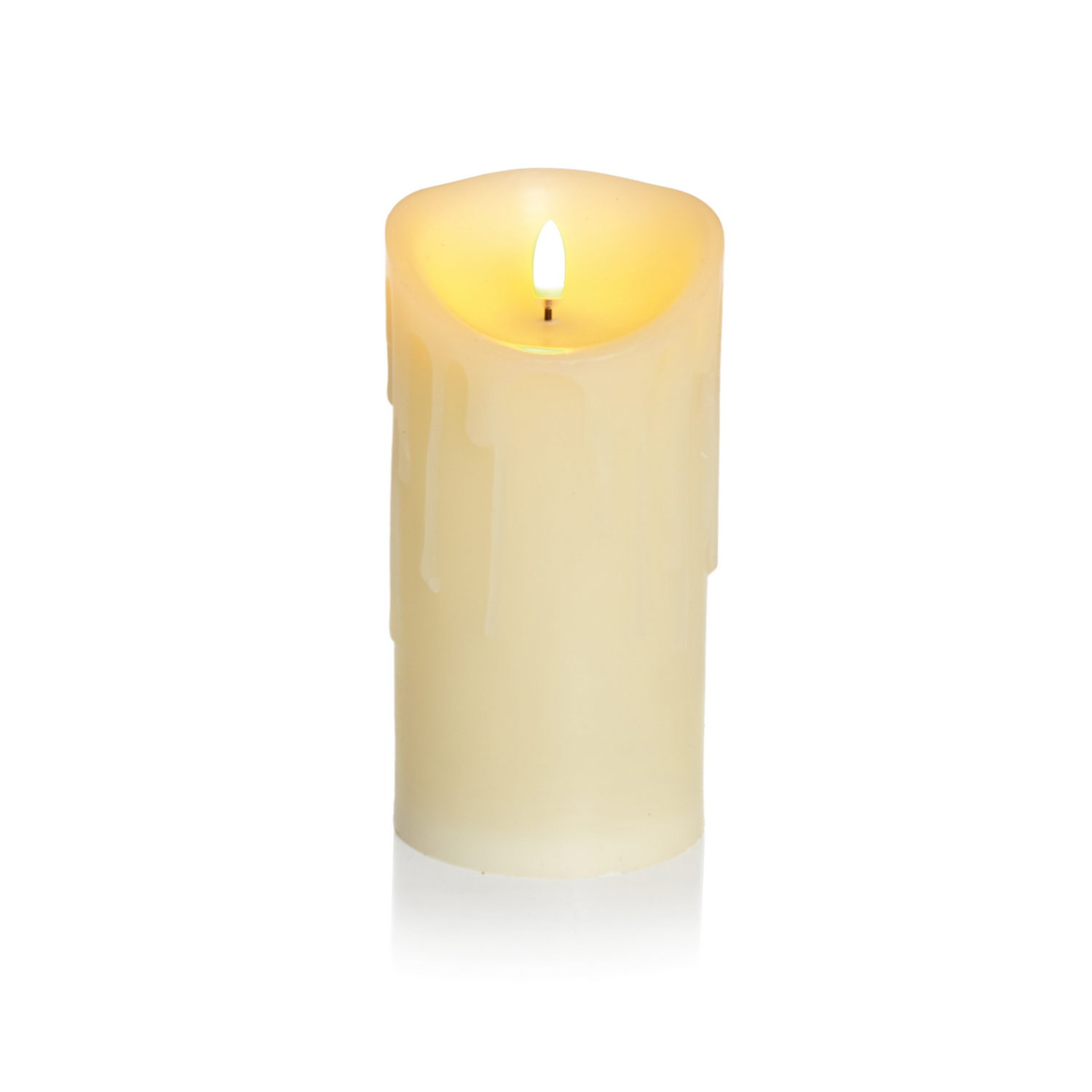 Christmas FlickaBright LED Melted Edge Candle