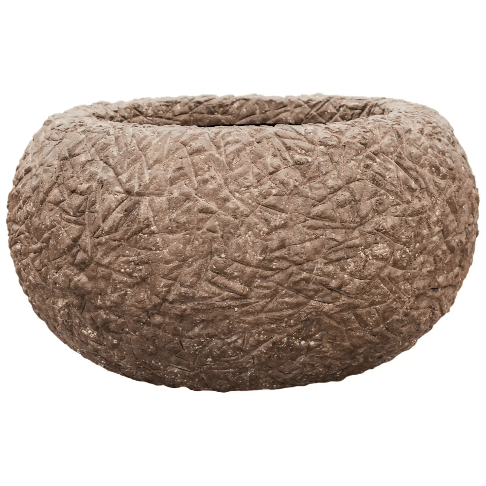 Polystone Coated Kamelle Bowl Indoor Planter