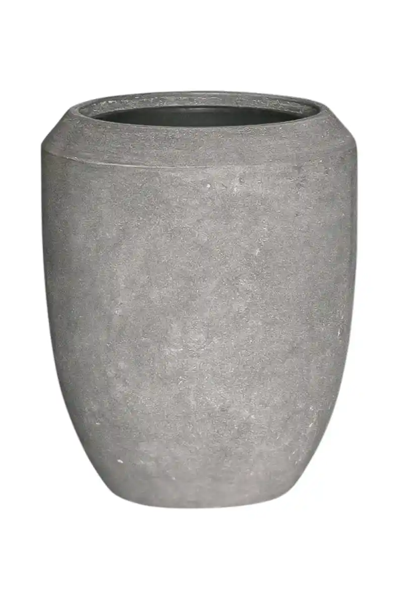 Polystone Coated Plain Coppa Rock Planter with Liner